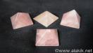 Rose Quartz Pyramids 23-28mm
